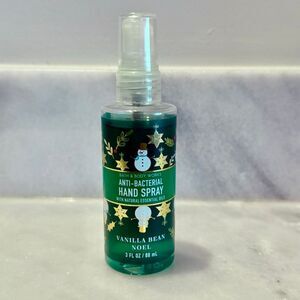 Bath & Body Works Vanilla Bean Noel Anti-Bacterial Hand Spray 3 Fl Oz/88 ml